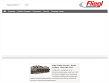 Tablet Screenshot of fliegl-dosiertechnik.de
